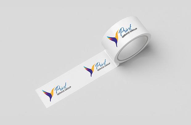 Scotch tape with logo